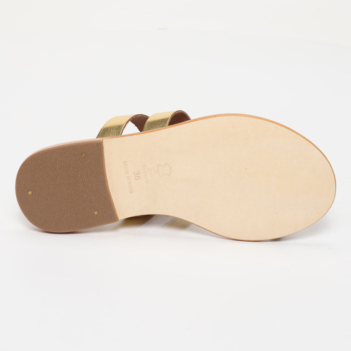Sandales Fiona - Dark Gold+Black