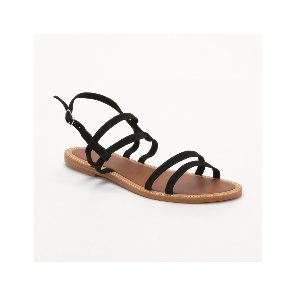 Sandales Yvonne - Noir