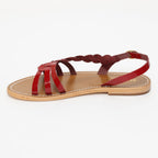 Sandalias Goryxia - Cherry Patent
