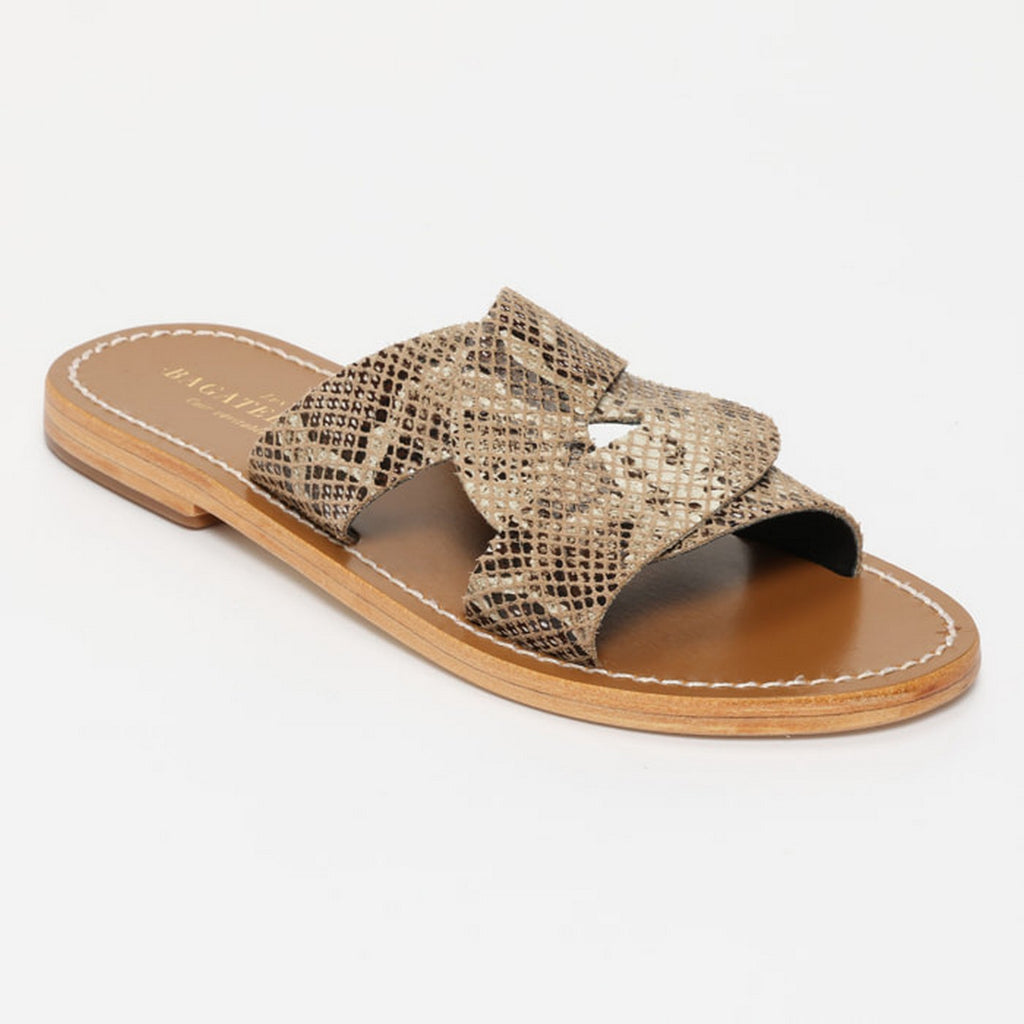 Aditri Sandals - Beige Snake