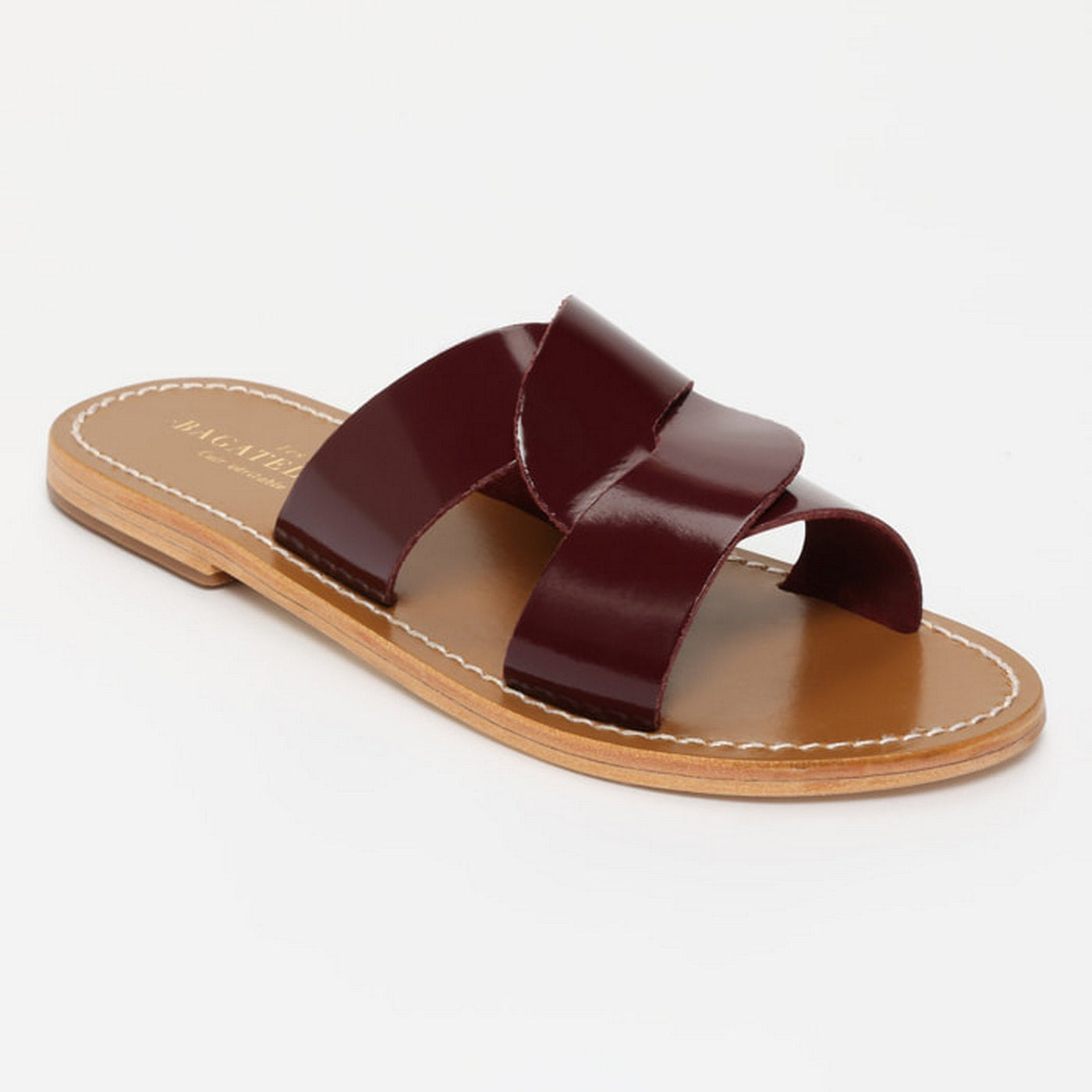 Sandalias Aditri - Black Berry Patent