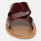Sandalias Aditri - Black Berry Patent