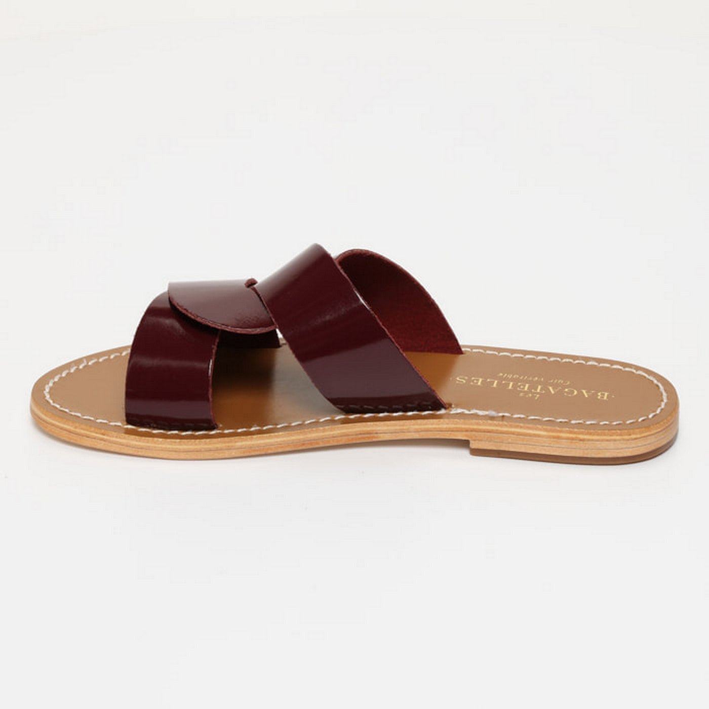 Sandalias Aditri - Black Berry Patent