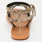 Parme Sandals - Beige Snake