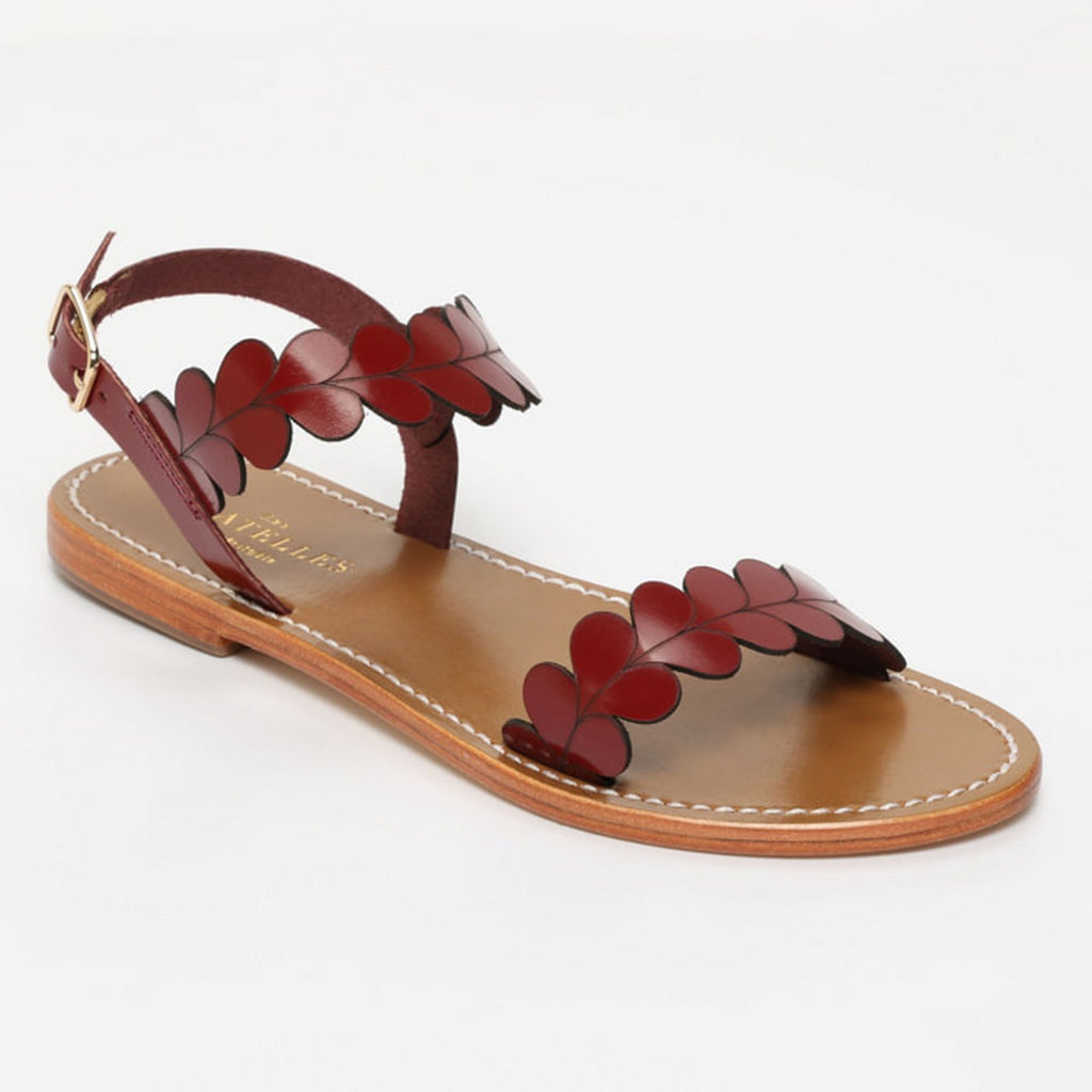 Sandales Domizia - Cranberry Patent