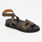 Sandalias Vasto - Caqui Lagarto