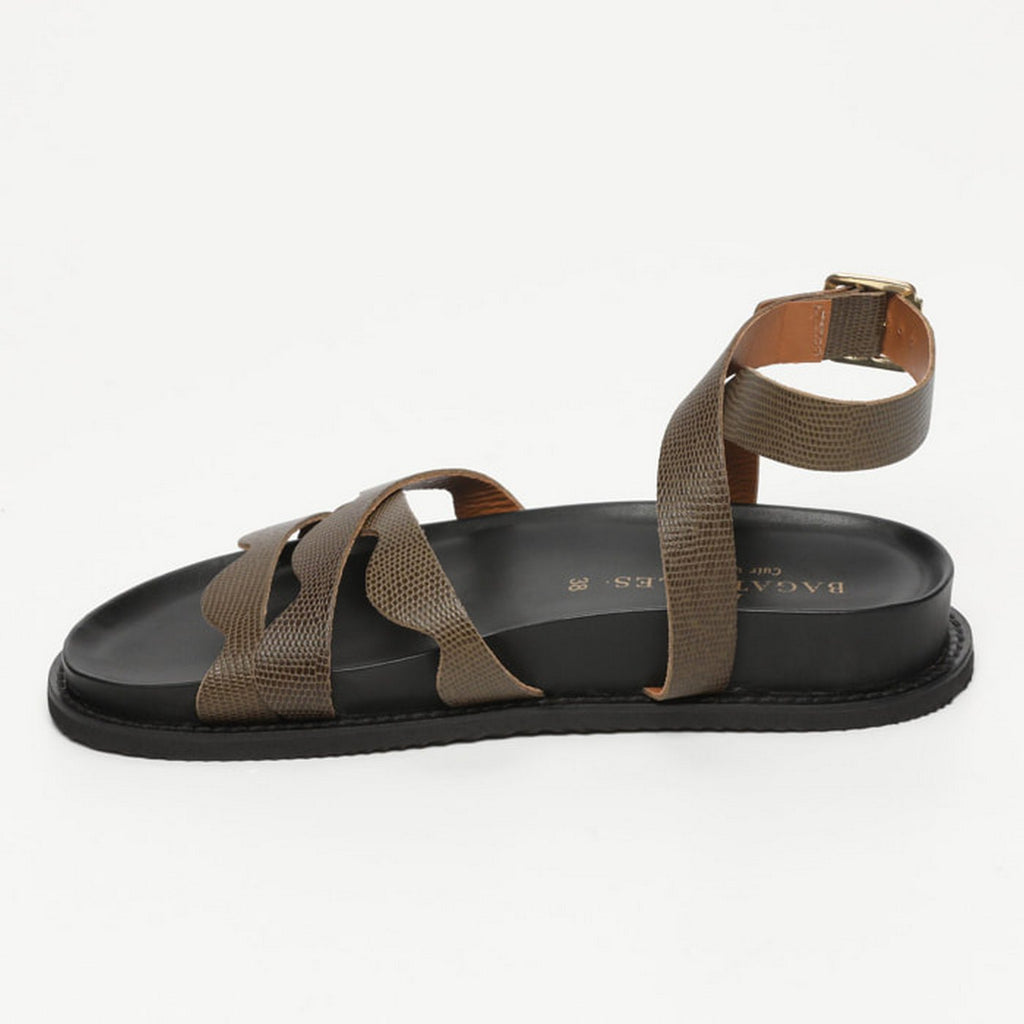 Sandalias Vasto - Caqui Lagarto