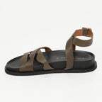 Sandalias Vasto - Caqui Lagarto
