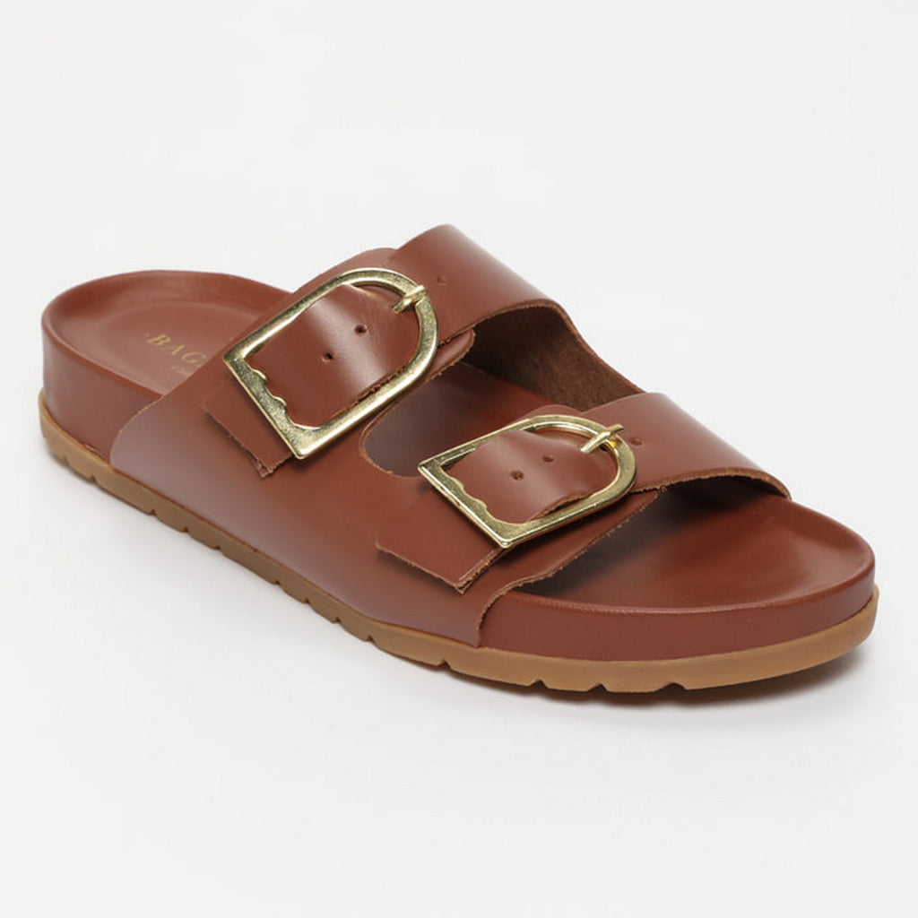 Sandales Aishani - Cognac