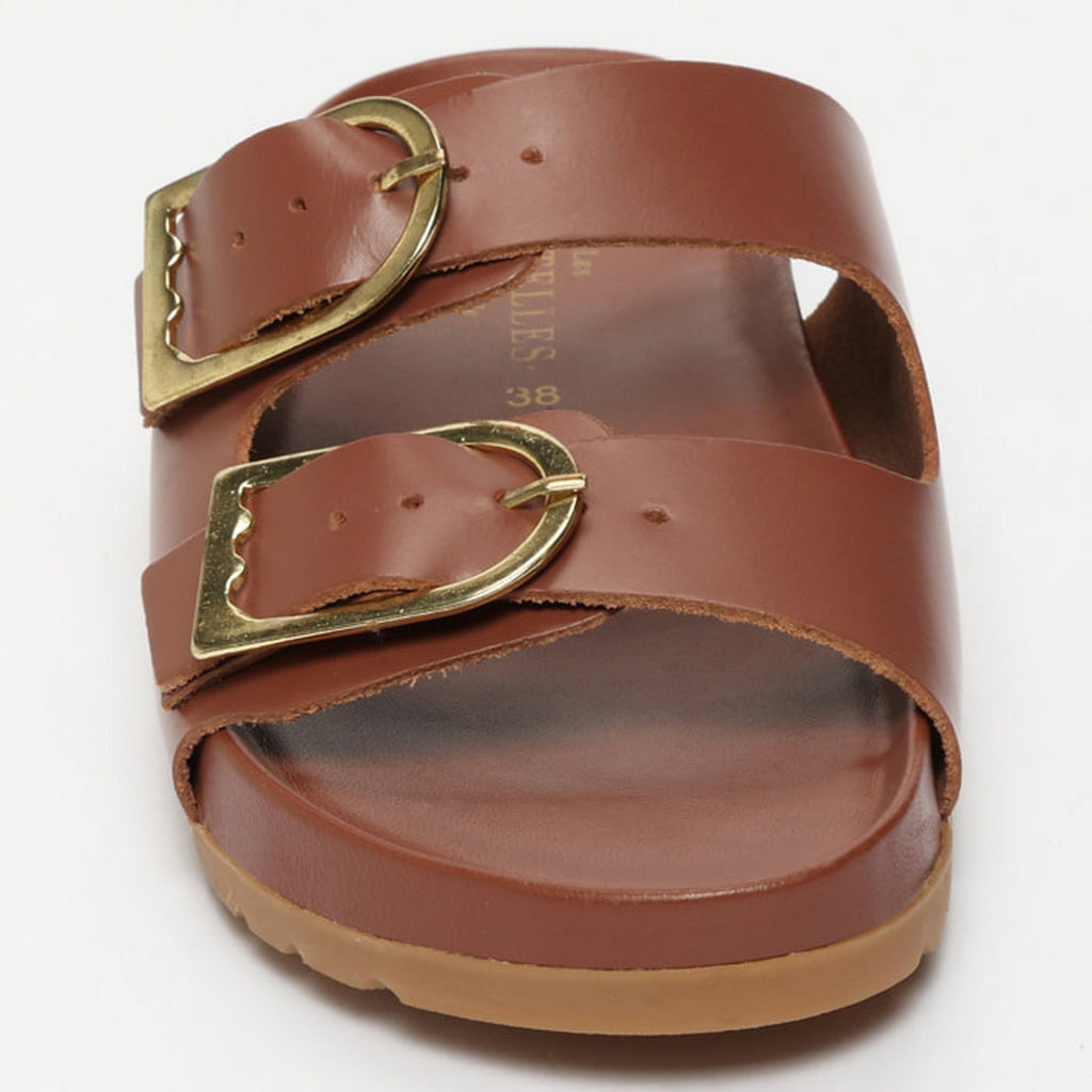 Sandales Aishani - Cognac