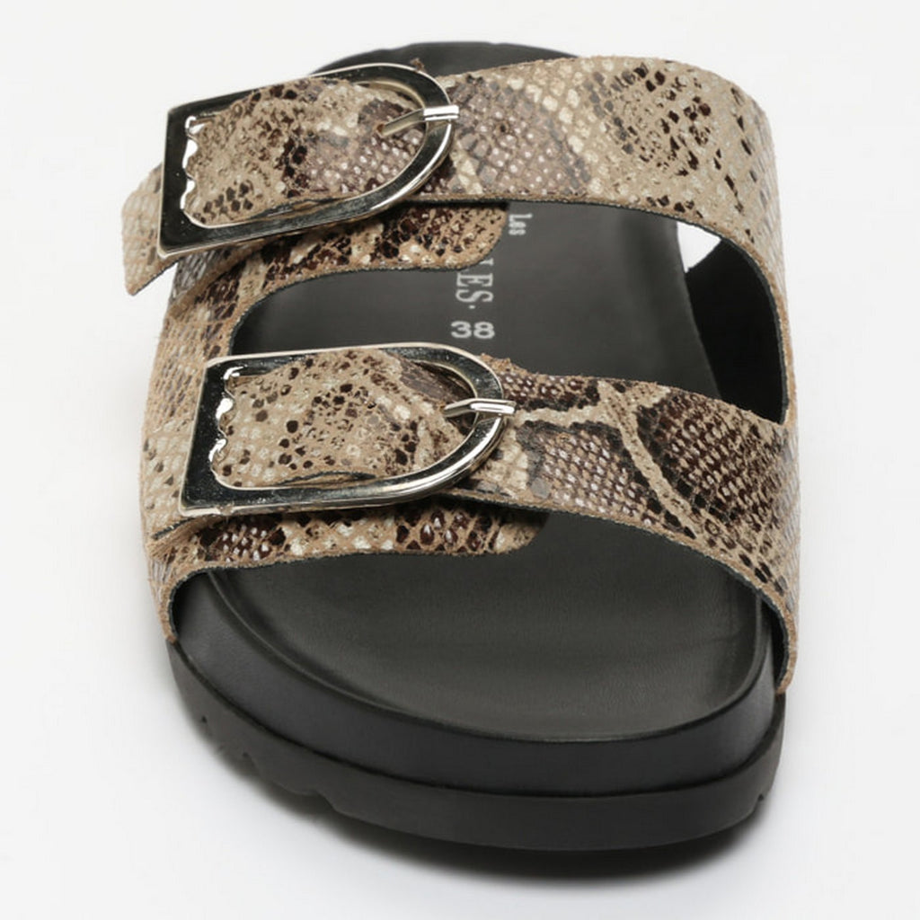 Sandales Aishani - Beige Snake