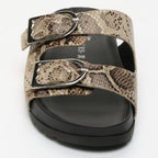 Sandales Aishani - Beige Snake