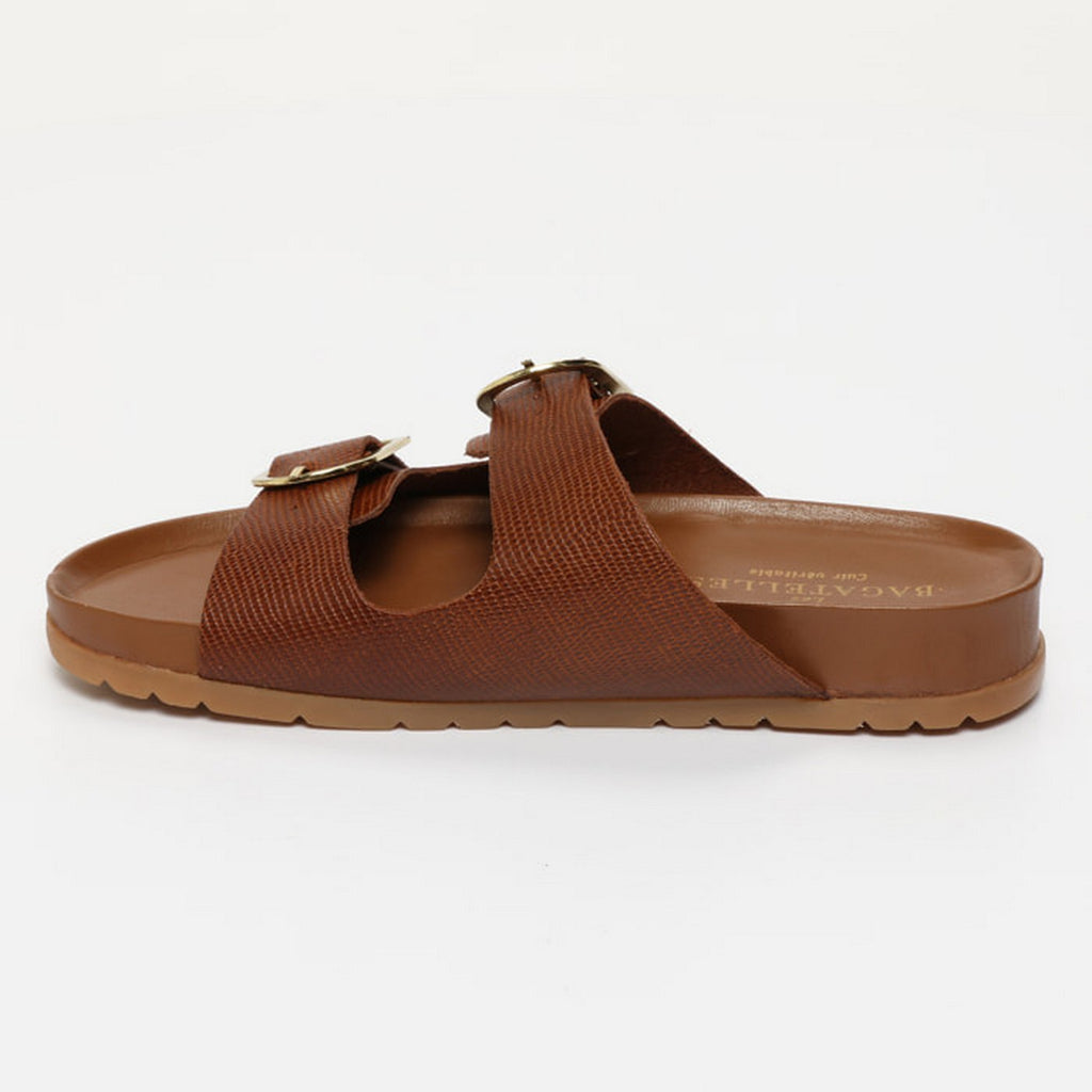 Sandalias Aishani - Lagarto Marrón