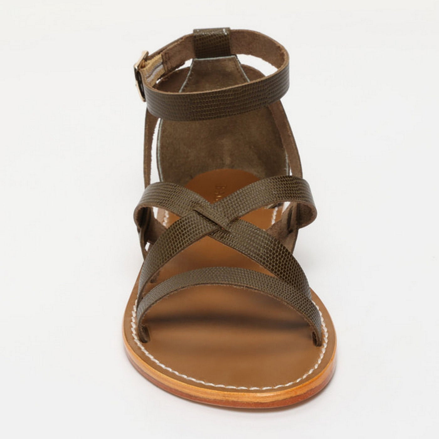 Sandalias Renaisya - Lagarto Caqui