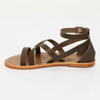 Sandalias Renaisya - Lagarto Caqui
