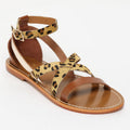 Sandalias Renaisya - Leopardo/Dorado/Camel