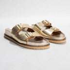 Sandalias Sarevie - Dorado Craquelado