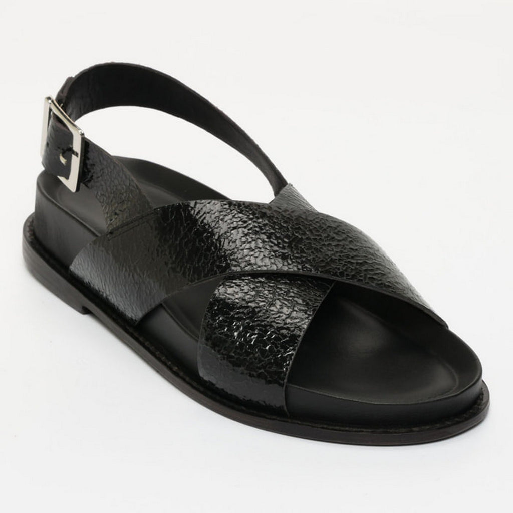Sandalias Calyssa - Negro Craquelado