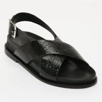 Sandalias Calyssa - Negro Craquelado
