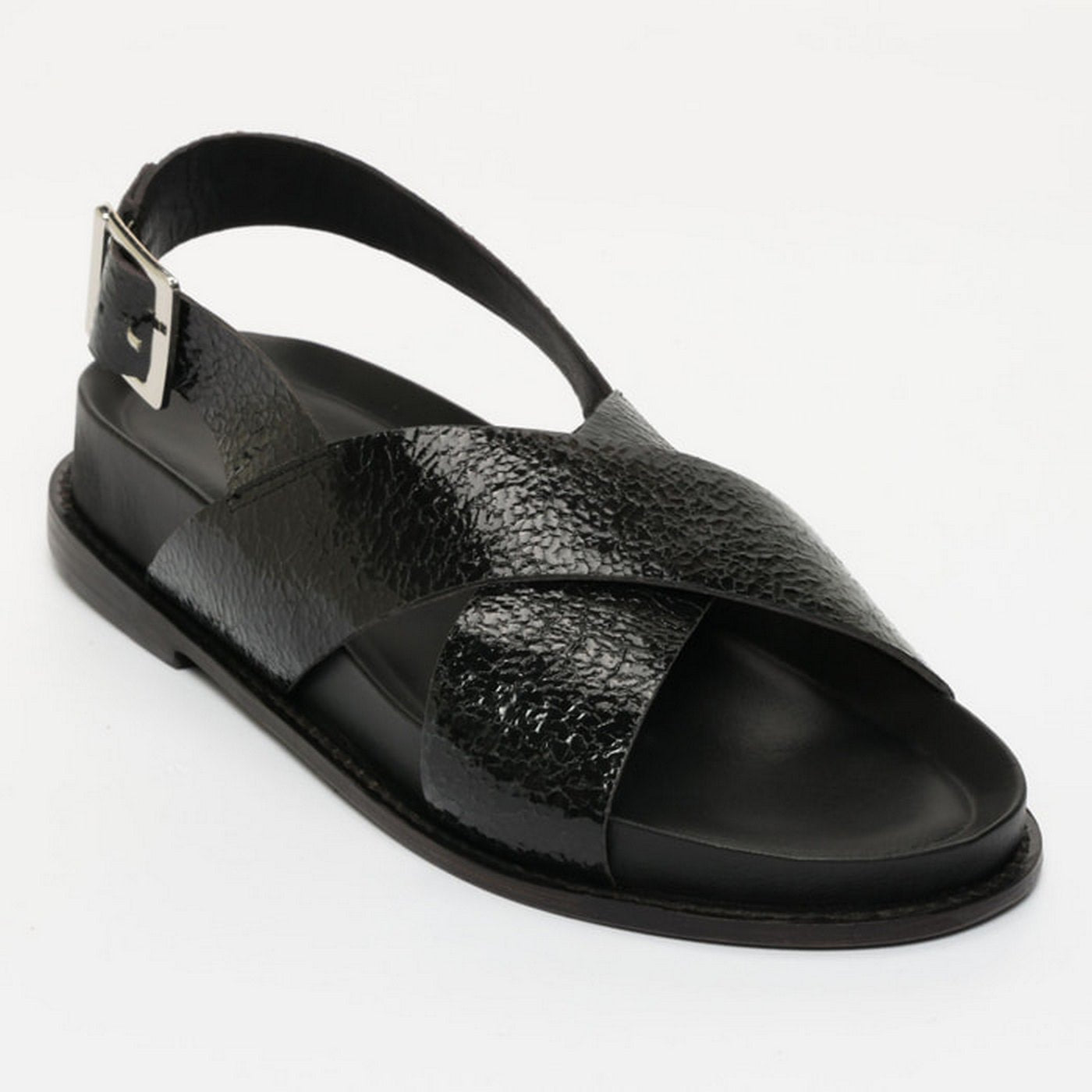Sandalias Calyssa - Negro Craquelado