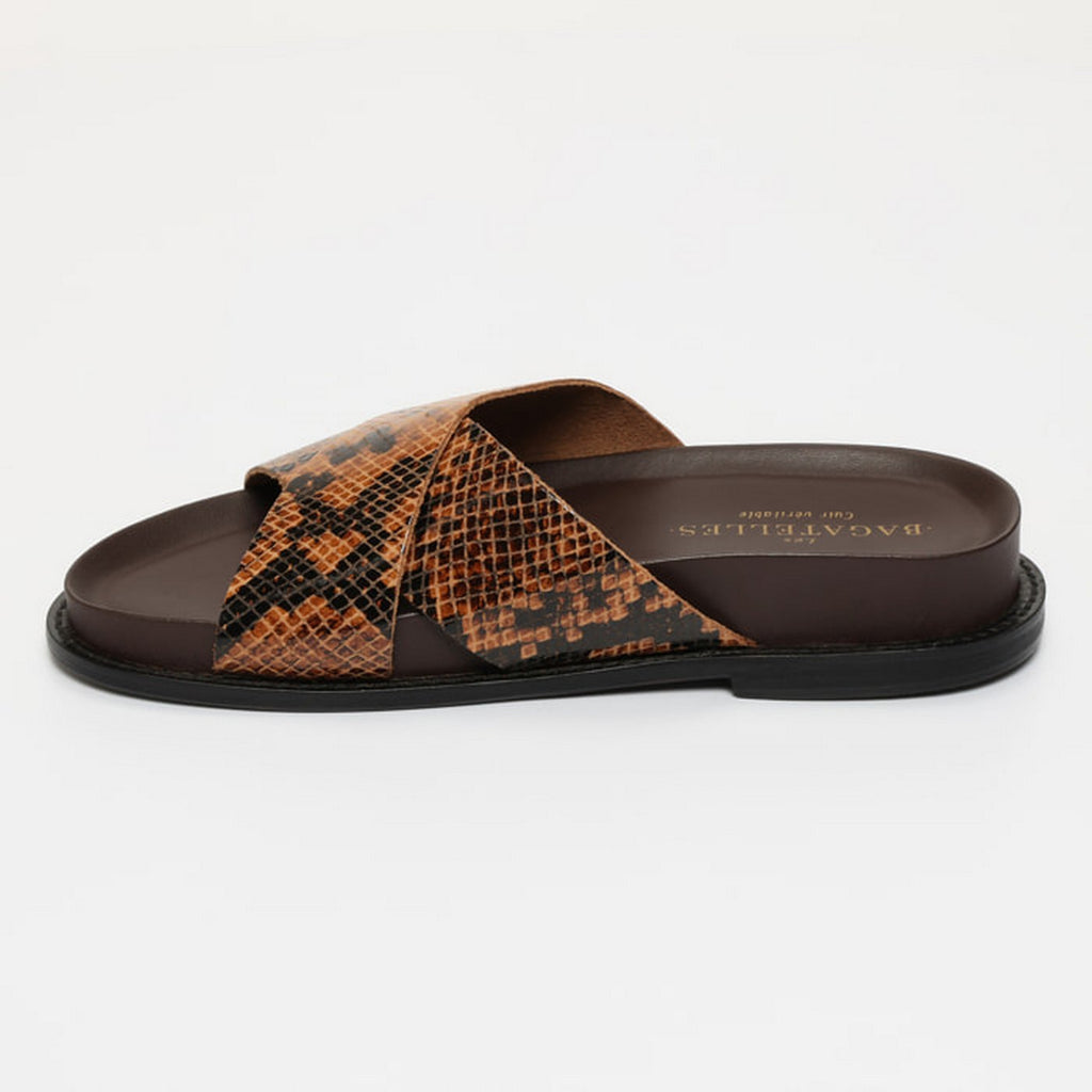 Beryl Sandals - Brown Snake