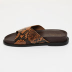 Beryl Sandals - Brown Snake