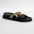 Beryl Sandals - Cow/Black