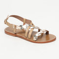 Lido Sandals - Sand/Gold