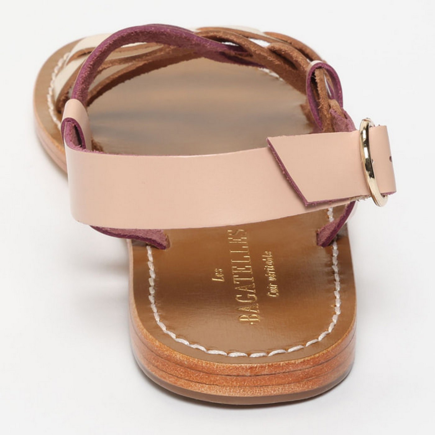 Lido Sandals - Pink/Gold Mirror