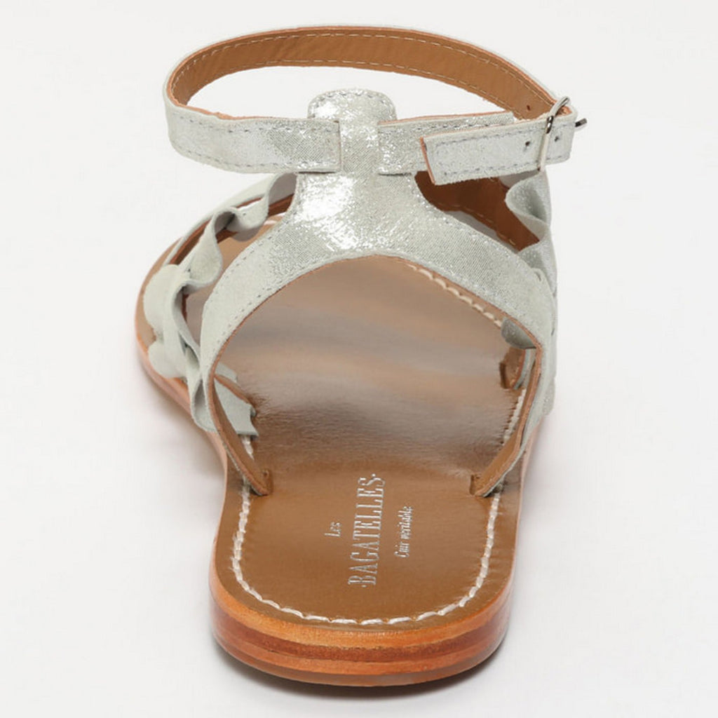 Sandalias Talamone - Silver Shimmer