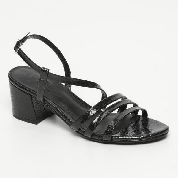 Sandales À Talons Nala - Black Crackle
