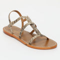 Sandalias Huerta - Beige Snake