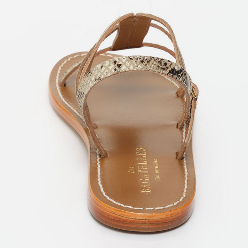 Sandalias Huerta - Beige Snake