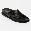 Sandalias Manuela - Black Patent Croco