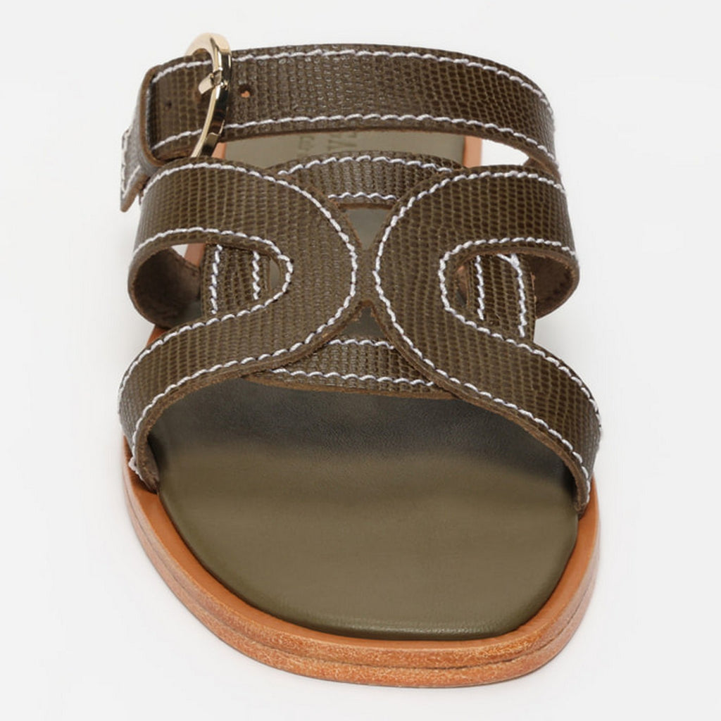 Sandalias Rocio - Kaki Lizard