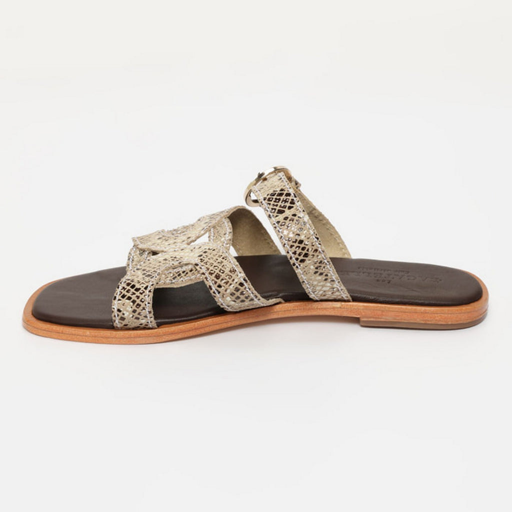 Sandales Rocio - Beige Snake