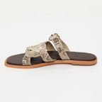 Sandales Rocio - Beige Snake