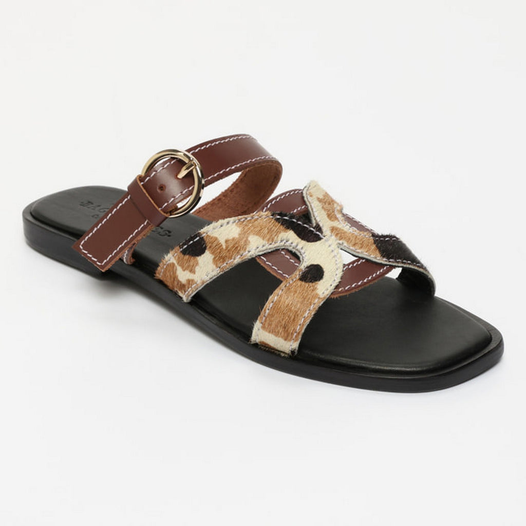 Sandales Rocio - Cow/Chocolat