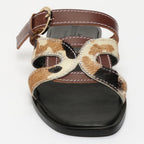 Sandales Rocio - Cow/Chocolat