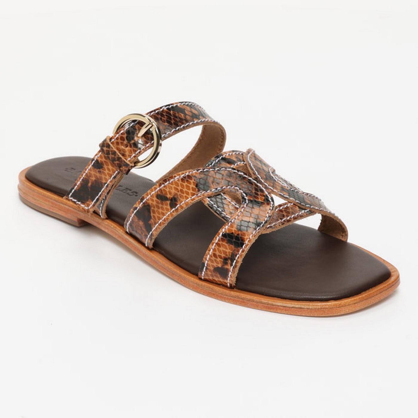 Rocio Sandals - Brown Snake