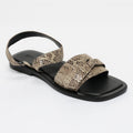 Sandales Camelia - Beige Snake