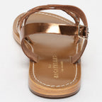 Jengibre Sandals - Brown Snake/Gold/Bronze Metal