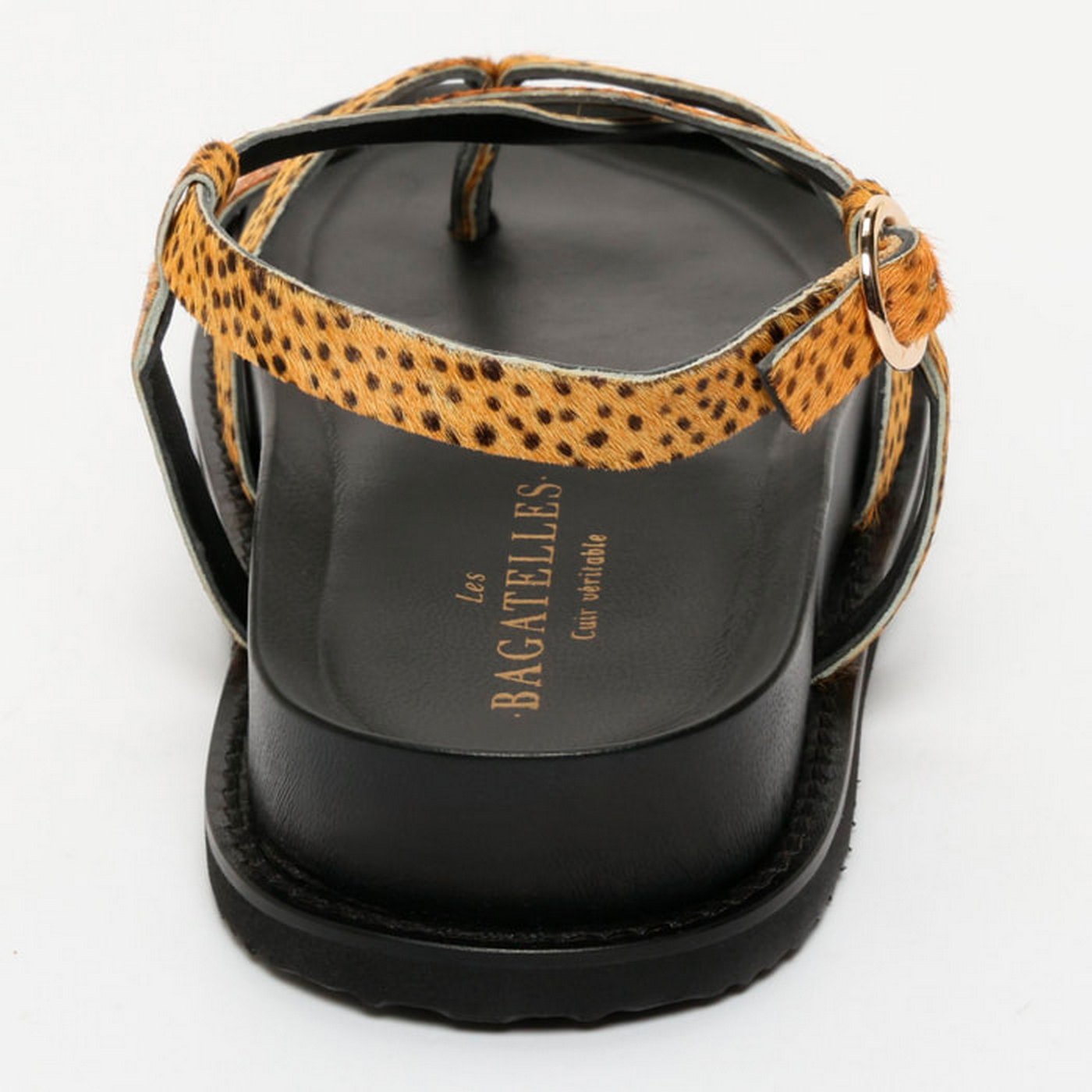 Sandalias Origone - Dots Cow/Black