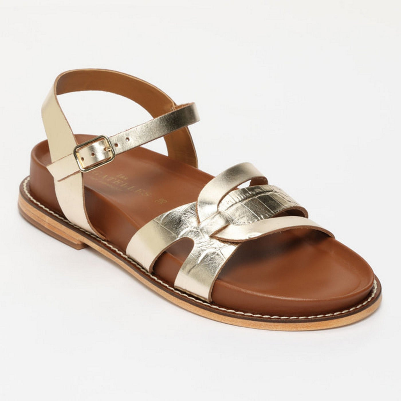 Sandalias Symarae - Gold/Gold Croco