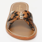 Sandalias Soralune - Brown Snake/Gold