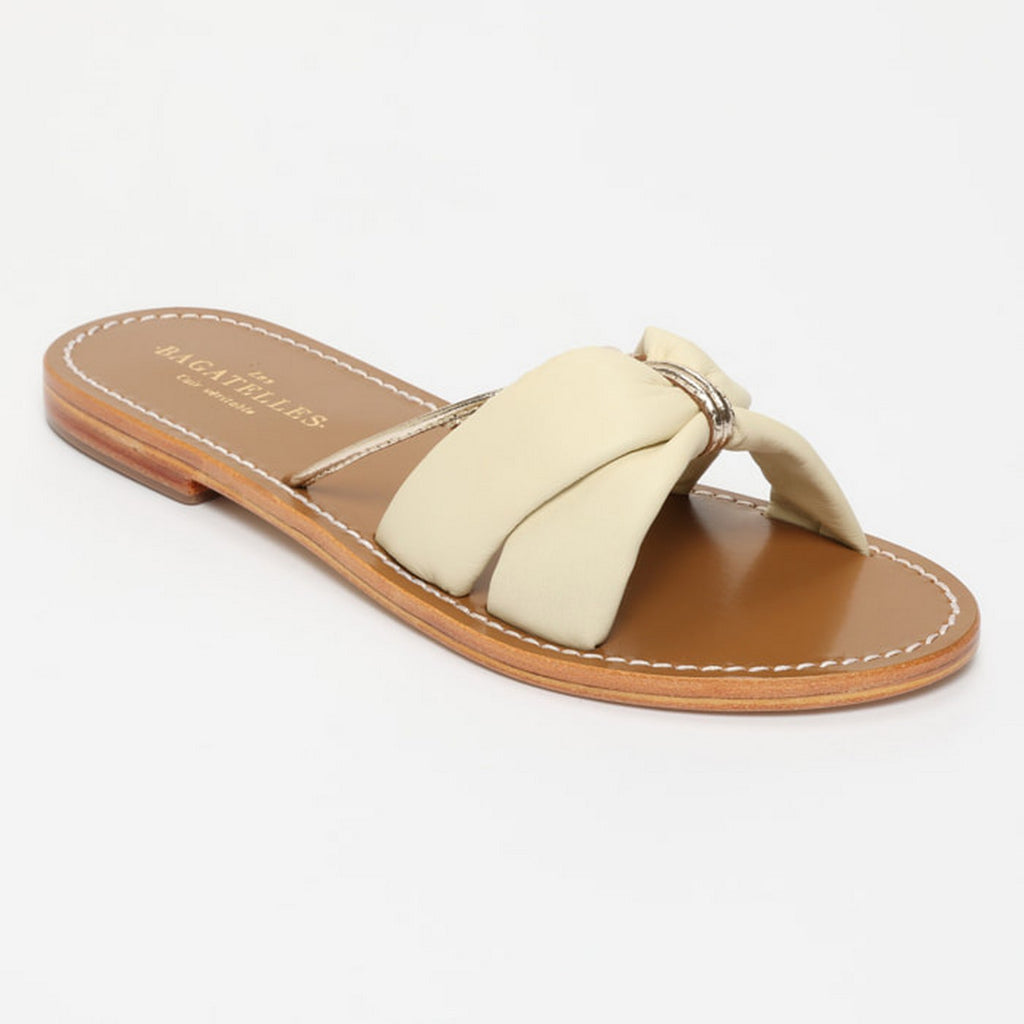 Sandalias Soralune - Off White/Gold