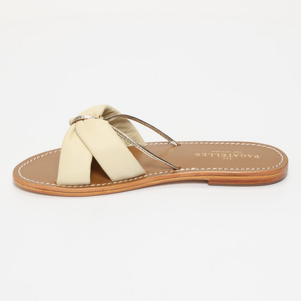 Sandalias Soralune - Off White/Gold