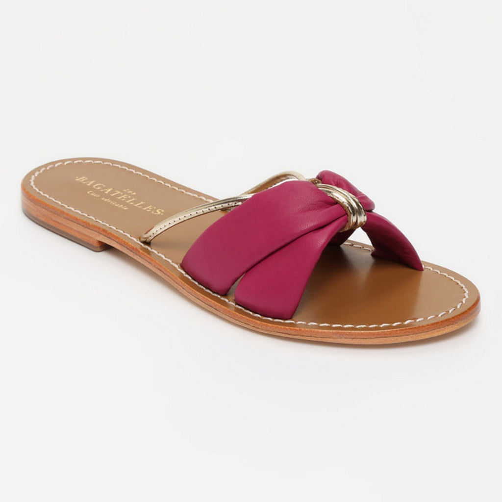 Sandalias Soralune - Plum/Gold