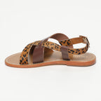 Sandalias Zyrelia - Brown Leopard/Chocolat