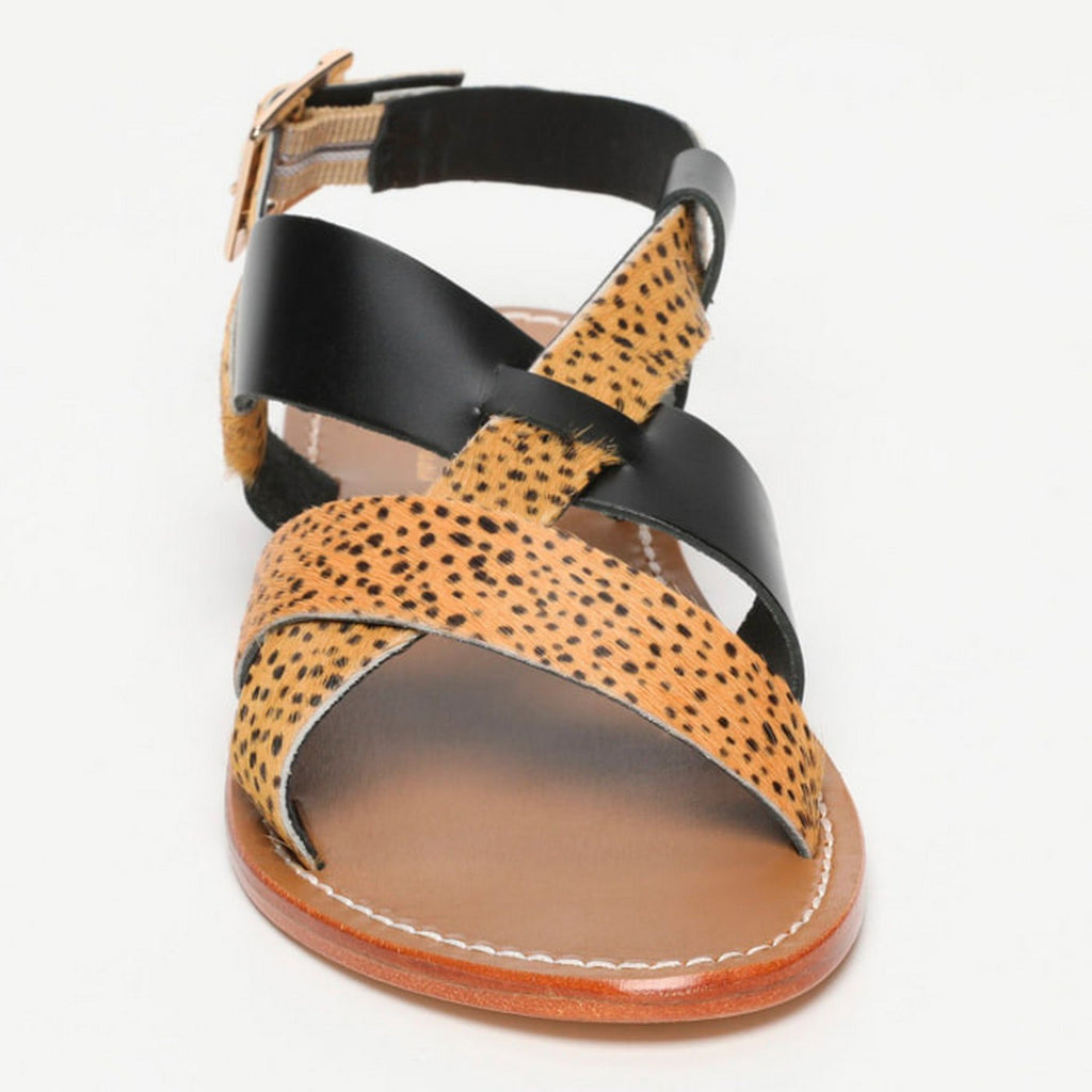 Sandalias Zyrelia - Dots Cow/Black